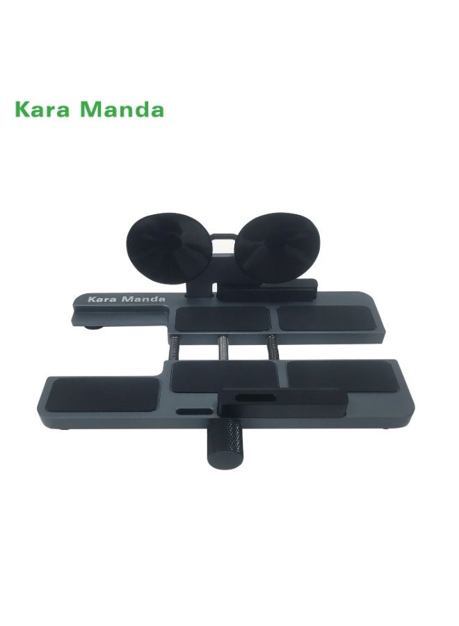 Kara Manda Phone Screen Separator Aluminium Alloy Phone Screen Opener with Suction Cup Heating Free 360 Rotatable LCD Screen Opening Tool Cellphone Repair Jig Kit Compatible for iPhone Samsung Huawei - Image 2
