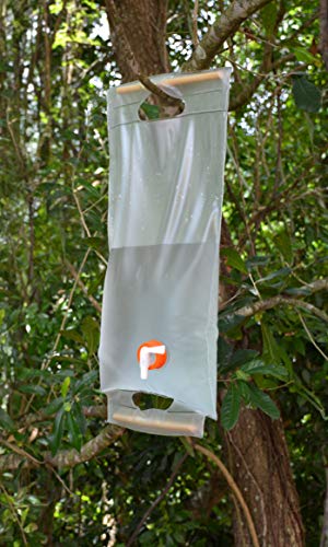 ust 10L Roll-Up Collapsible Water Carrier with Wooden Handles and BPA Free, Transparent Construction for Drinking, Bathing, Camping, Hiking and Outdoor Survival, White (20-02131-10) - Image 5