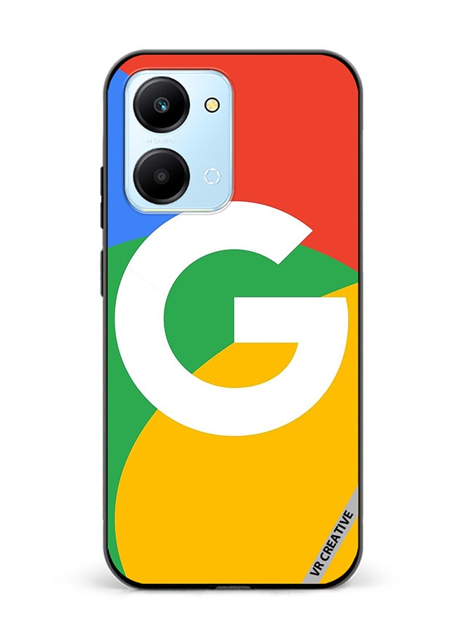 VR CREATIVE Protective Case Cover For Honor Play7T Google Logo Design Multicolour - Image 1