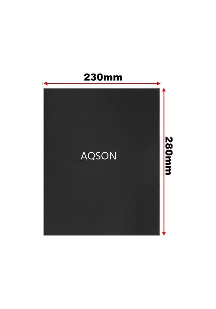 AQ AQSON ورق صنفرة أسود مقاوم للماء AQSON 10 قطع لإنهاء السيارات والأثاث (GRIT150) - Image 2