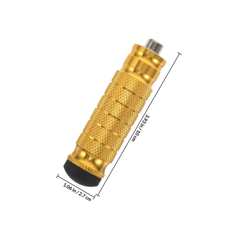 Aluminum Alloy Cnc Round Metal Motorcycle Rear Passenger Footrests Pegs 2pcs Universal Motorbike Support - Image 3
