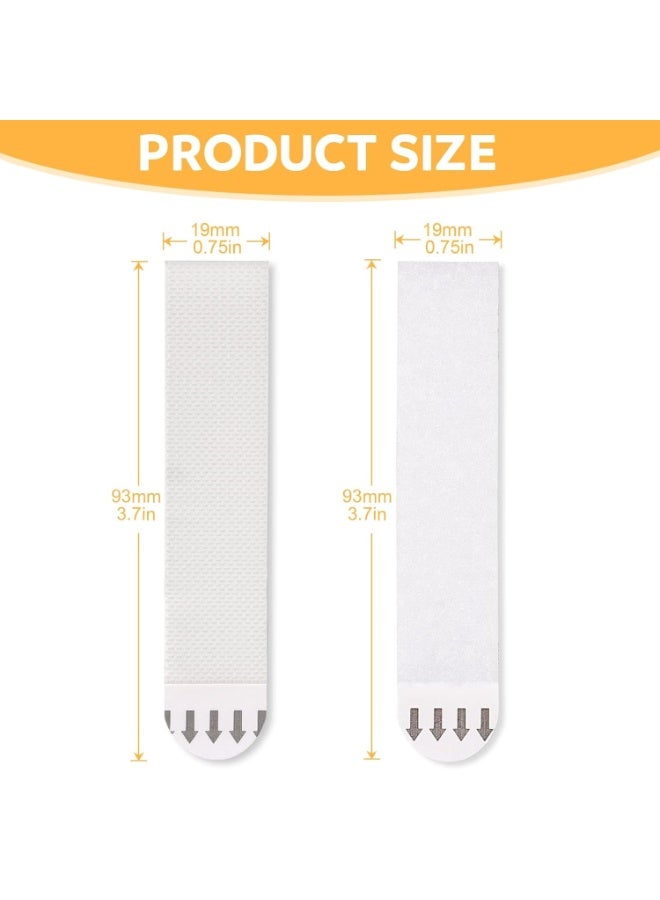 Relex 24 Pairs (48 Strips) Picture Hanging Strips Heavy Duty, Sticky Picture Hangers for Walls, Hanging Pictures Without Nail, Damage Free Refill Adhesive Poster Strips for Frame Mounting Strips - Image 4