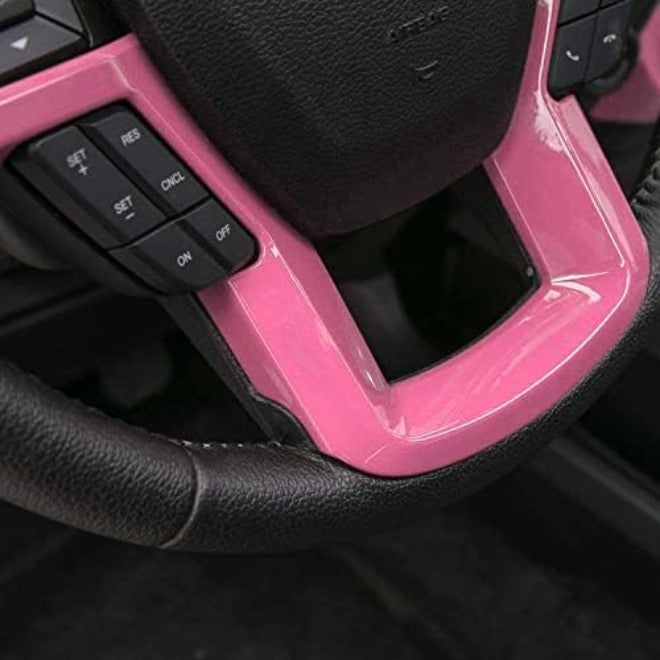 Keptrim for F-150 ABS Carbon Fiber Steering Wheel Cover Trim for 2015 2016 2017 2018 2019 2020 Ford F150, for 2017-2022 F250 F350, for 2018-2021 Ford  Expedition - Image 5