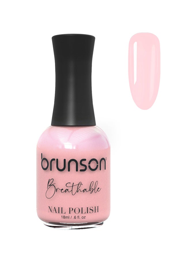 brunson Breathable Nail Polish Halal nail polish Wudu friendly Quick-Dry Vegan long lasting but easy peel off   18ml BH161 
