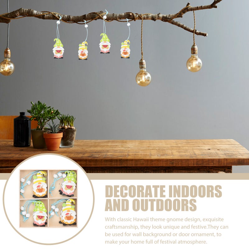 12Pcs Hawaii Hanging Ornaments Decorative Hanging Decorations - Image 5