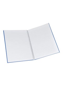 FIS FIS A4 Manuscript Books 8 mm Single Ruled With Spiral, (Pack of 5 Pcs x 96 Sheets) 2 Quire, Size (210 x 297 mm)- FSMNA42QSB  - Image 2