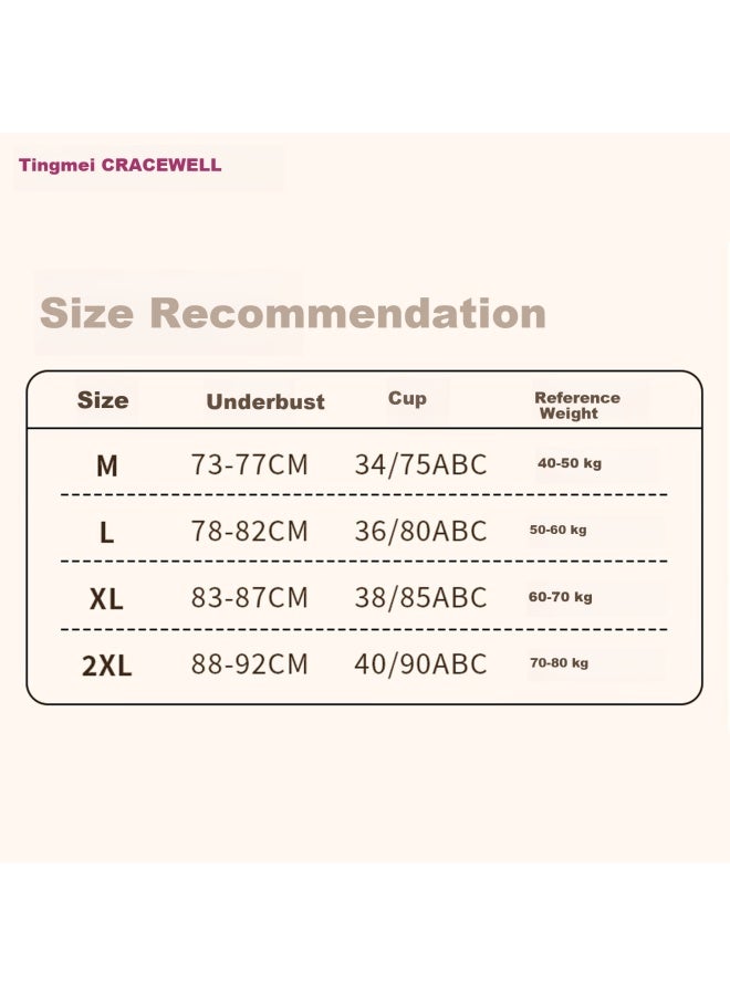 Gracewell Seamless Wireless Uplift Anti-sagging Side Support Back Shaping Fragrant Adjustable Bra - Image 5