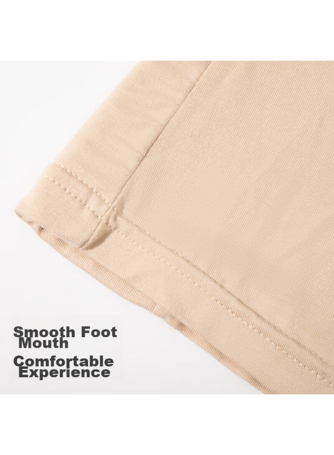 LANG SHA Langsha Safety Shorts For Women With Pockets, Summer Undershorts, Anti-exposure, Non-rolling, Elastic, Tight-fitting, Flat-angle, Three-quarter Length Safety Shorts For Wome - Image 3
