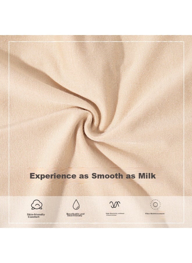 LANG SHA Langsha Safety Shorts For Women With Pockets, Summer Undershorts, Anti-exposure, Non-rolling, Elastic, Tight-fitting, Flat-angle, Three-quarter Length Safety Shorts For Wome - Image 2