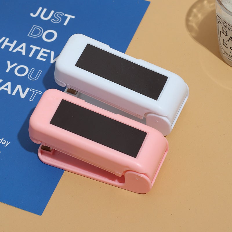 Mini Sealing Machine, Small Household Plastic Sealing Machine, Snack Sealing Artifact, Portable Moisture-Proof Hand-Pressed Plastic Bag Sealing Machine - Image 5