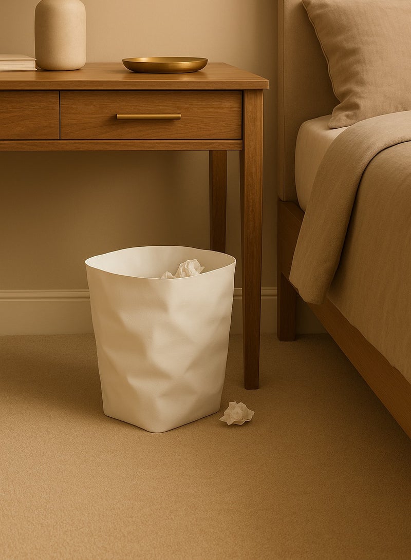 المفرج طقم 2 سلة مهملات أنيقة وعملية بتصميم عصري لغرف النوم والمكاتب - Image 4