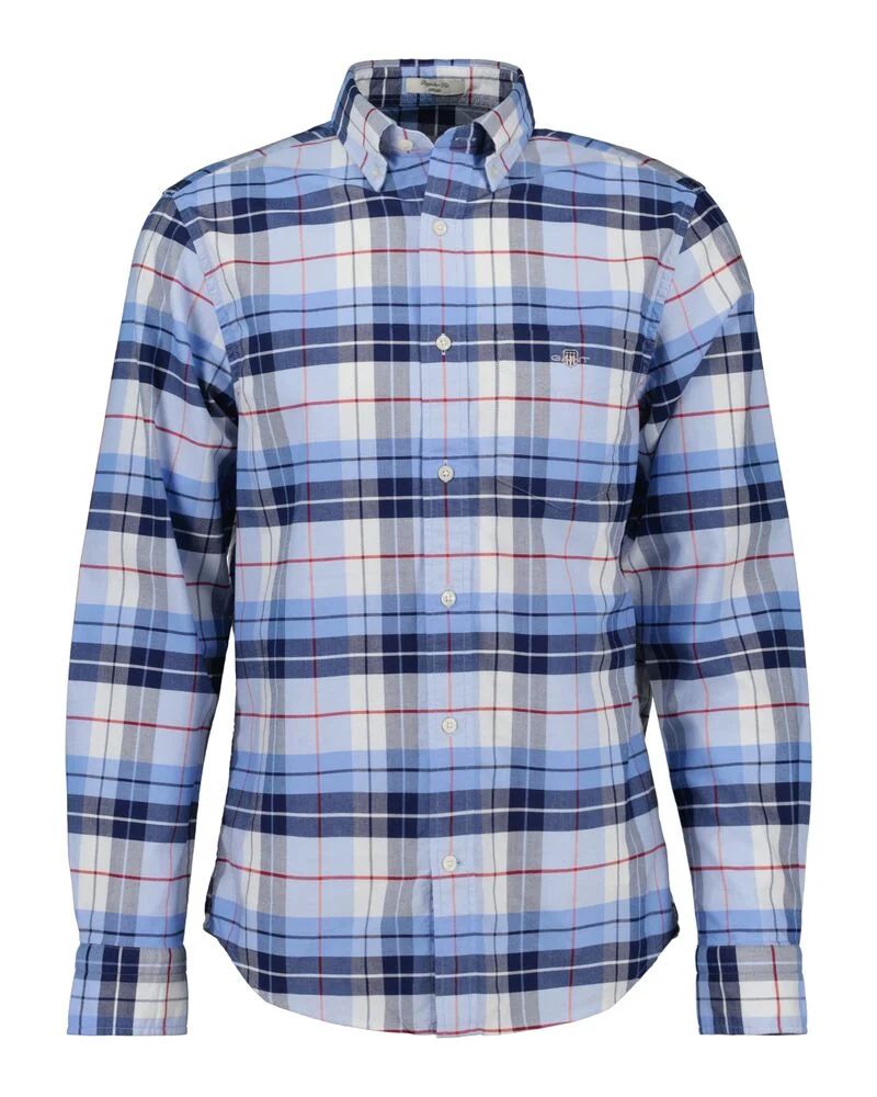 GANT Regular  Classic Short Sleeve  Oxford Check Shirt
