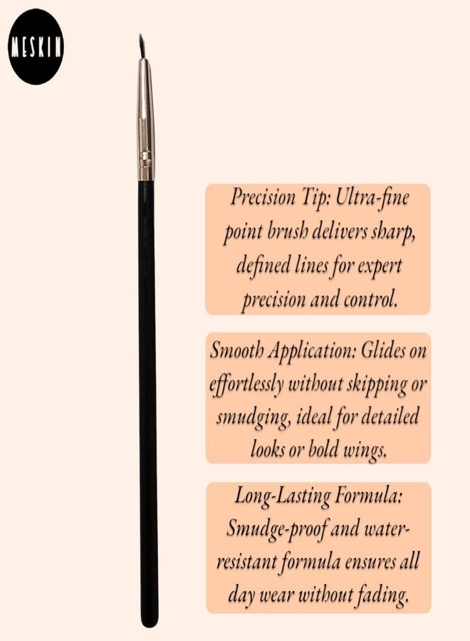 MESKIN Fine Eyeliner Brush - Precision Tip for Sharp, Detailed Eyeliner Application (Pack of 1) - Image 5