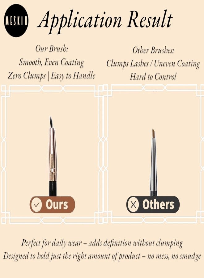 MESKIN Fine Eyeliner Brush - Precision Tip for Sharp, Detailed Eyeliner Application (Pack of 1) - Image 3