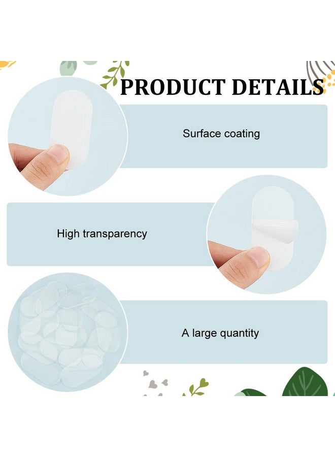 FINGERINSPIRE 30 Pcs Clear Miniature Bases 25x50mm Oval Acrylic Action Figure Display Bases 2mm Thick Miniature Bases Blanks Acrylic Mini Oval Base for Miniatures Wargaming Boardgaming Collectible - Image 4