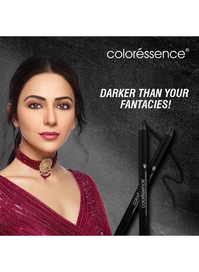 Coloressence Professional Hd Kohl Kajal Pencil (Black) - Image 5
