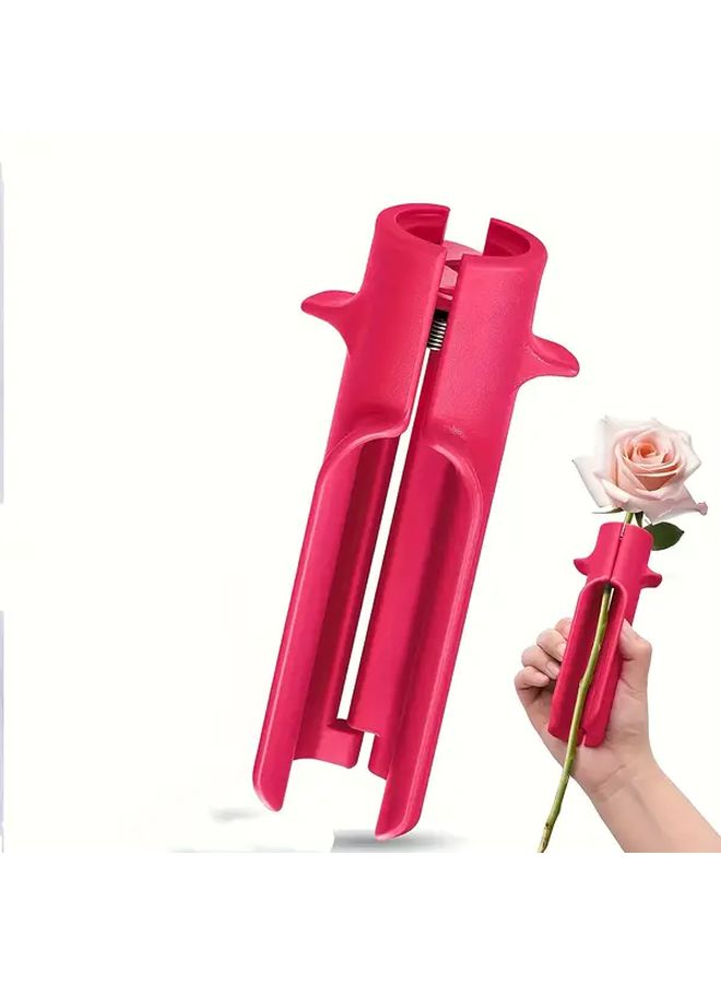 1pc Heavy Duty Flower Thorn Stripper And Leaf Remover With Handle And Sharp Teeth Yellow Durable Rose Stripping Tool For Home Gardening Flower Arrangements Bouquets Efficiently Removes Thorns From Roses Carnations Thistles Eucalyptus Ideal For Beginners And Experts Easy To Clean And Store Perfect Gift For Gardeners And Florists - Image 1