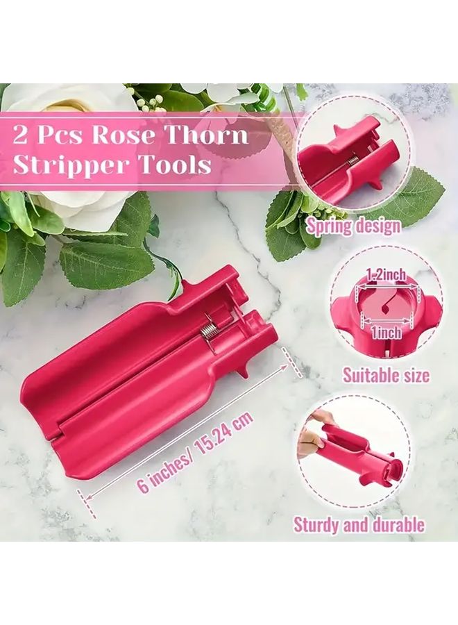 1pc Heavy Duty Flower Thorn Stripper And Leaf Remover With Handle And Sharp Teeth Yellow Durable Rose Stripping Tool For Home Gardening Flower Arrangements Bouquets Efficiently Removes Thorns From Roses Carnations Thistles Eucalyptus Ideal For Beginners And Experts Easy To Clean And Store Perfect Gift For Gardeners And Florists - Image 2