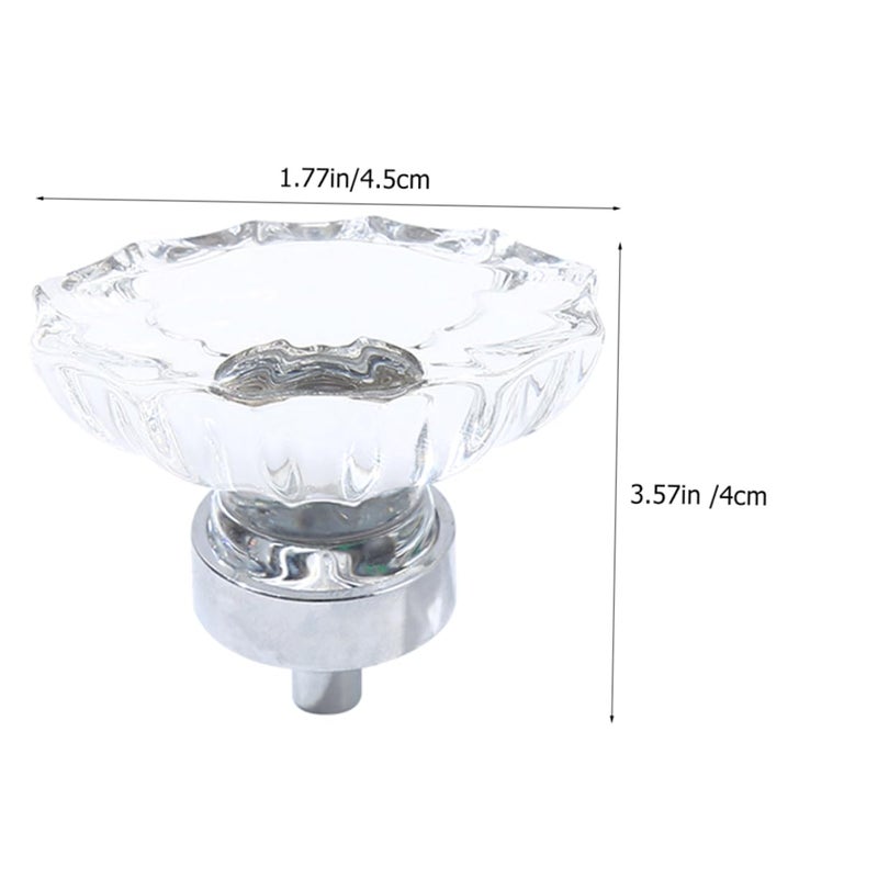 Crystal Drawer Knob Replacement Elegant Handle For Cabinets Dressers Easy Installation Durable Home Decor - Image 3