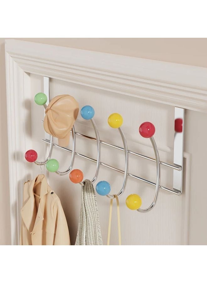 1pc Circular Door Hook Space Saving Storage Organizer For Home - Image 1