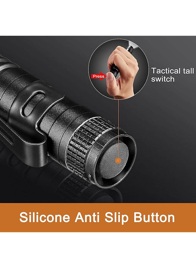 KASTWAVE LED Flashlight Outdoor Emergency Electric Torch [10Pack] Handheld Pen Light Portable Mini Torch Waterproof Lightweight Flash lights for Camping Outdoor Emergency Diary Lighting - Image 4