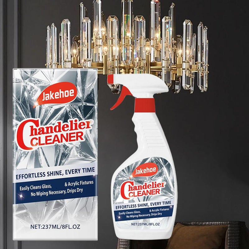 Chandelier Cleaner - Home Chandelier Crystal Light Cleaning Spray: Easy and Reliable Cleaning Without Disassembly, Leaving Lights Clear and Bright. - Image 3