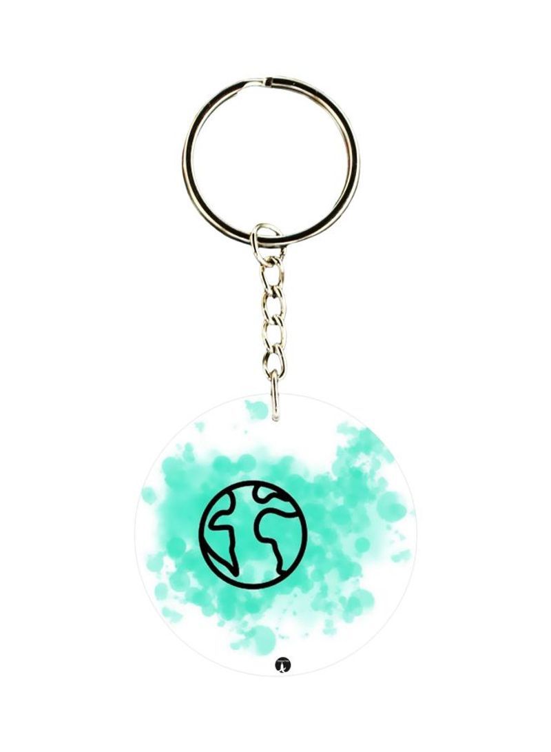 RKN Globe Printed Keychain