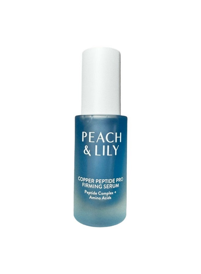 PEACH & LILY Copper Peptide Pro Firming Serum Hyaluronic Acid & Squalane Antioxidantrich Korean Herbal Roots Visibly Smoothes Fine Lines & Wrinkles 30 Ml / 1.01 Fl. Oz. - Image 2