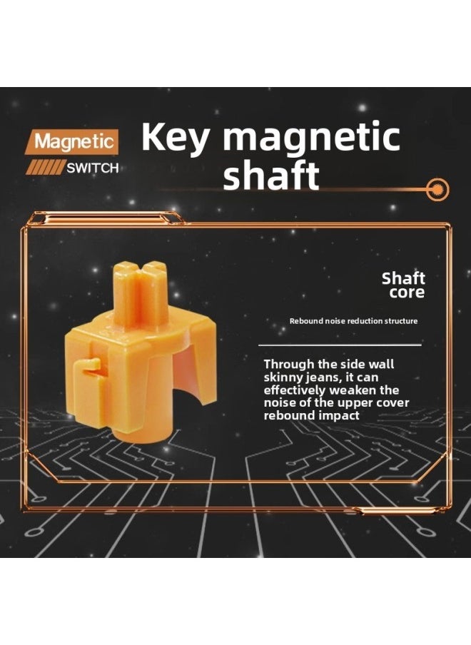 Generic - Duhuk Key Magnetic Axis High Precision Electric Competition Magnetic Axis Noise Reduction Structure Smooth HIFI Magnetic Axis Keyboard Switch-Color:700±50gs Magnetic Flux Neutral Most Magnetic Switch Keyboards - Image 1