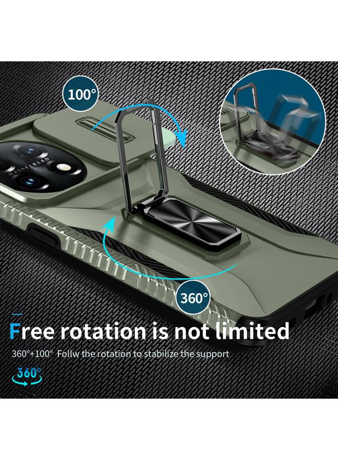 اس-توب جراب لهاتف OnePlus 11 5G مزود بحامل كاميرا منزلق - Image 5