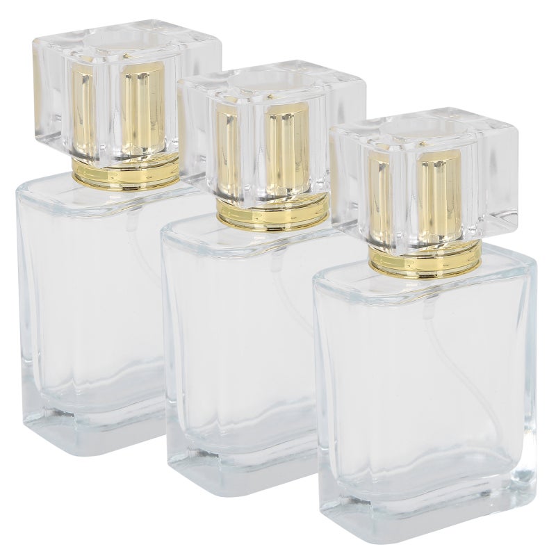 Refillable Perfume Bottle Gold Fine Mist Sprayer Non-Leak - Exquisite Small Size Glass Spray Bottle for Travel - Image 4
