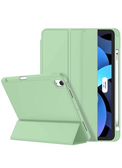 iPad 10th Generation Case iPad Case 10th Gen 2022 Model 10.9 Inch iPad 10 Case 10th Gen iPad Cases Cover with Pencil Holder for 10th Generation iPad A2696 A2757 A2777 Green