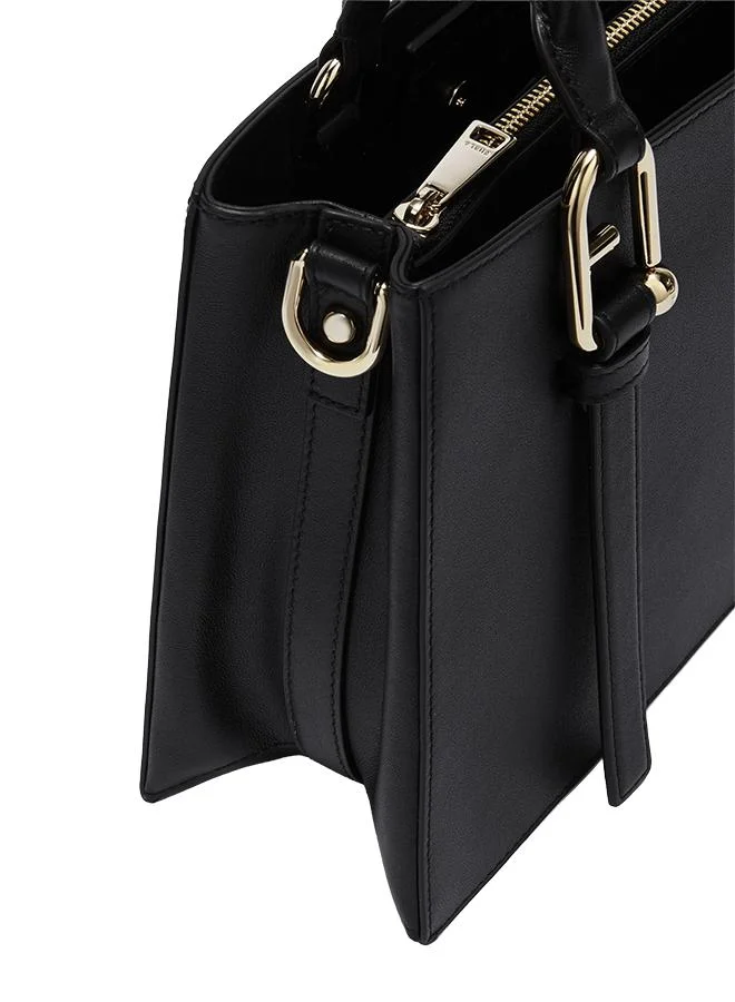 Furla Black Nuvola Black Tote - Medium for Women | Best Price UAE