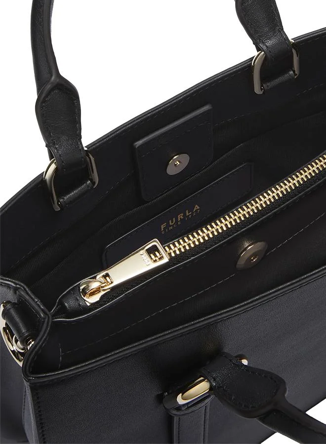 Furla Black Nuvola Black Tote - Medium for Women | Best Price UAE
