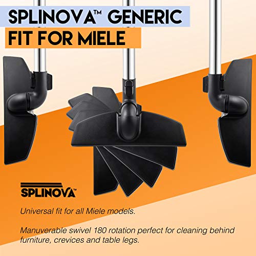 Splinova Miele Vacuum Generic Black Parquet Floor Brush Tool Replacement SBB 300-3 - Image 2