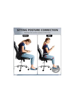 MIRFA Rocking Foot Rest with Manual Massage Rollers (Grey)  - Image 4