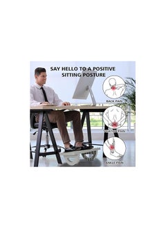 MIRFA Rocking Foot Rest with Manual Massage Rollers (Grey)  - Image 3