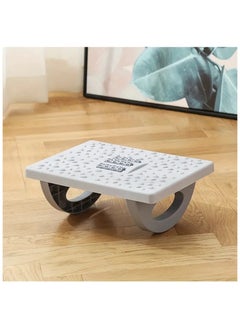 MIRFA Rocking Foot Rest with Manual Massage Rollers (Grey)  - Image 1