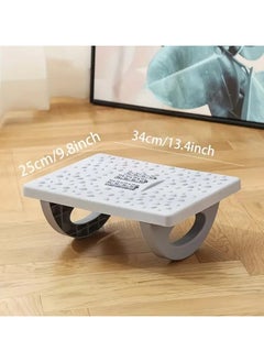 MIRFA Rocking Foot Rest with Manual Massage Rollers (Grey)  - Image 5