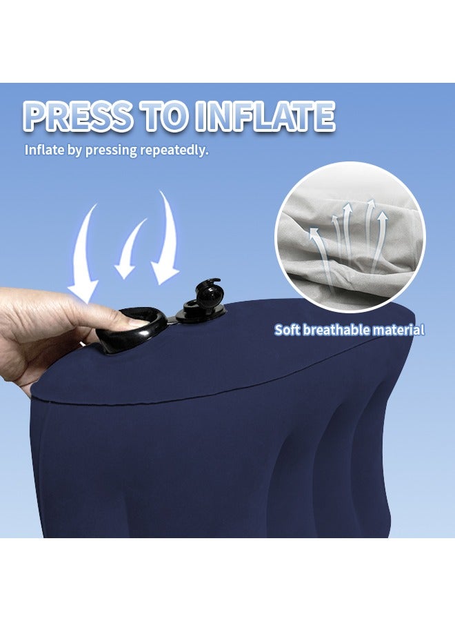 Leg Positioner Pillow, Multi-purpose Lumbar Support Pillow, Foldable Inflatable Pillow, Love Pillow For Couples, Suitable for Relieving Waist Pressure - Image 4