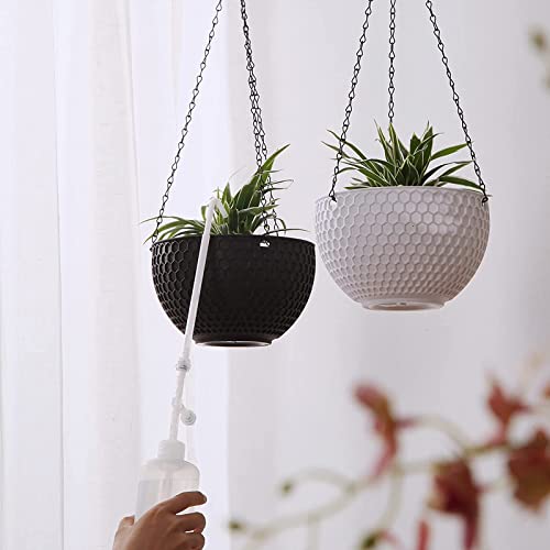 BKSAI Hanging Plant Plant Watering Bottle Update Multifunction Watering can with Long Spout Can Anti-backflow Watering System | Indoor or Outdoor | U.S.A Patent Design - Image 4