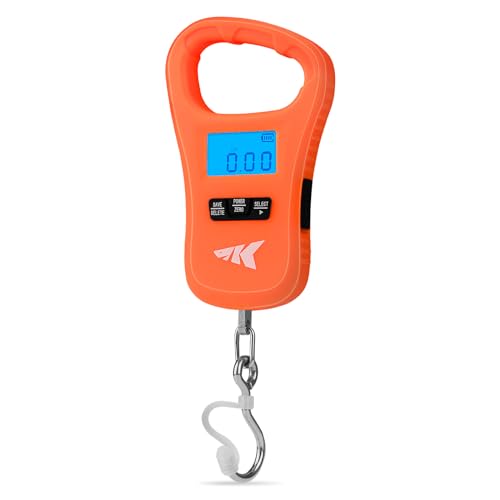 KastKing ToughTide USB Charging Fishing Scale 65lb Capacity UltraThin Digital Fish Scale LCD Display Ergonomic Handle Fish Scales Digital Weight Fishing Accessories for Men - Image 1