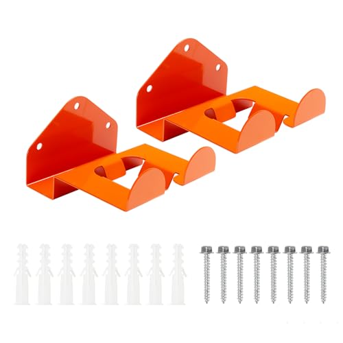 Tefola 2Pack Garage Organizer Trimmer Rack Garage Wall Hooks Tool Hangers for Garage Wall String Trimmer Hanger Utility Hooks for Garage Tool Organizers and Storage - Image 1