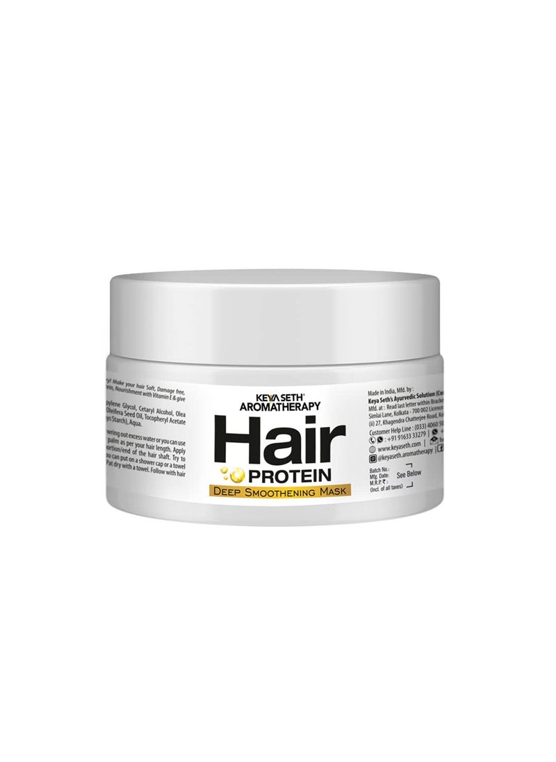 KEYA SETH AROMATHERAPY, DEVICE OF DROP Keya Seth Aromatherapy Hair Protein Deep Smoothening Mask Nourishes and Controls Frizz with Avocado Butter Keratin Protein Deeply Conditioning Damage Repair 160ml  - Image 1