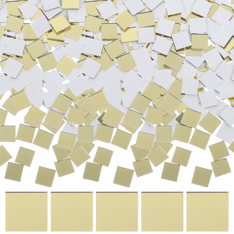 Craft Tiles for DIY Projects, Durable Mosaic Pieces Suitable for Home Decor - Image 1