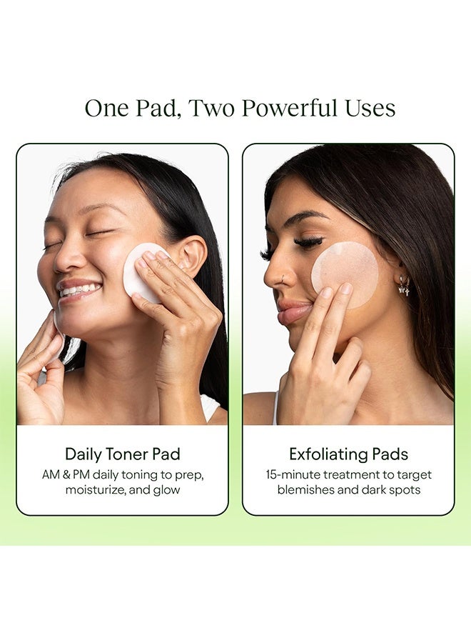 Jiyu Anti-Aging Toner Pads Dark Spots & Wrinkles - Moisturizer with Snail Mucin, Centella Asiática, Niacinamide, Peptides - for Polished and Young Skin - 100 Count - Image 5