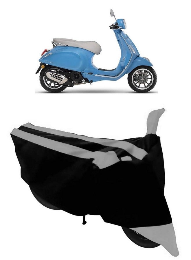 NEXTON Polyester Water Resistant & Dust Proof Bike Cover for Piaggio Vespa (Grey)|Bike Accessories - Image 1