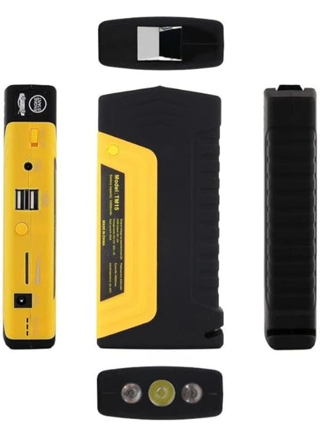 Car Emergency Power Supply for Suzuki Vitara Hybrid GLX SUV 2023 - 12V Portable Jump Starter and Power Bank with Smart Jumper Cables and Smartphone Charging Compatibility - Image 5