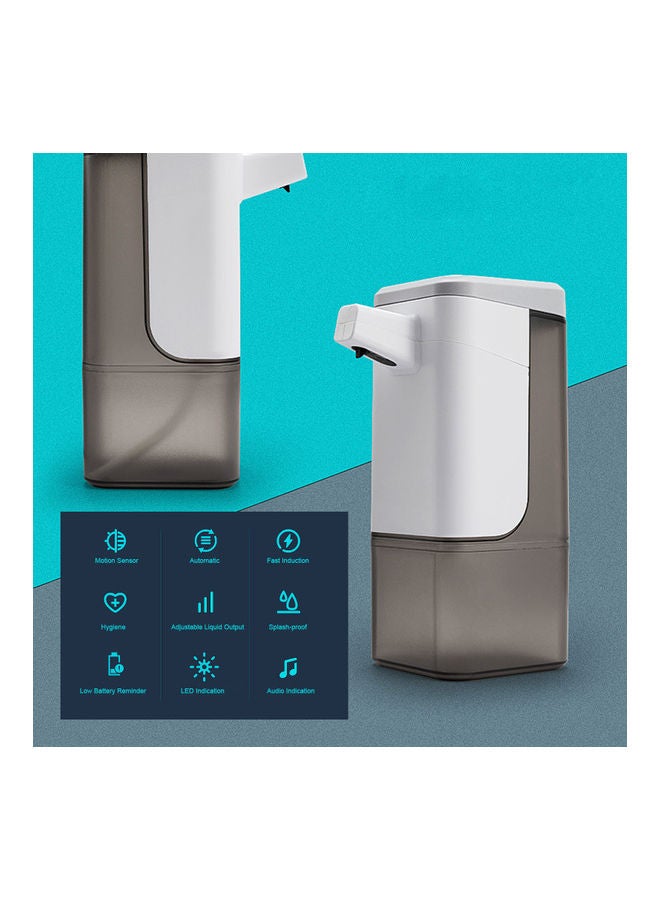 NIBEMINENT Infrared Motion Sensor Touchless Soap Dispenser White/Grey 600ml - Image 5
