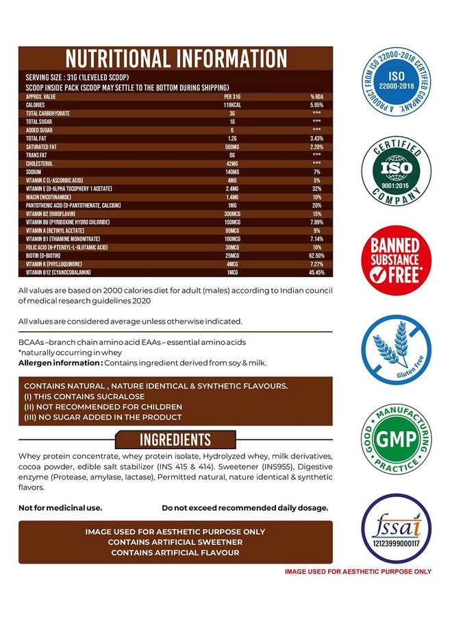 Olympia Elite Whey 2Kg Chocolate - Image 4